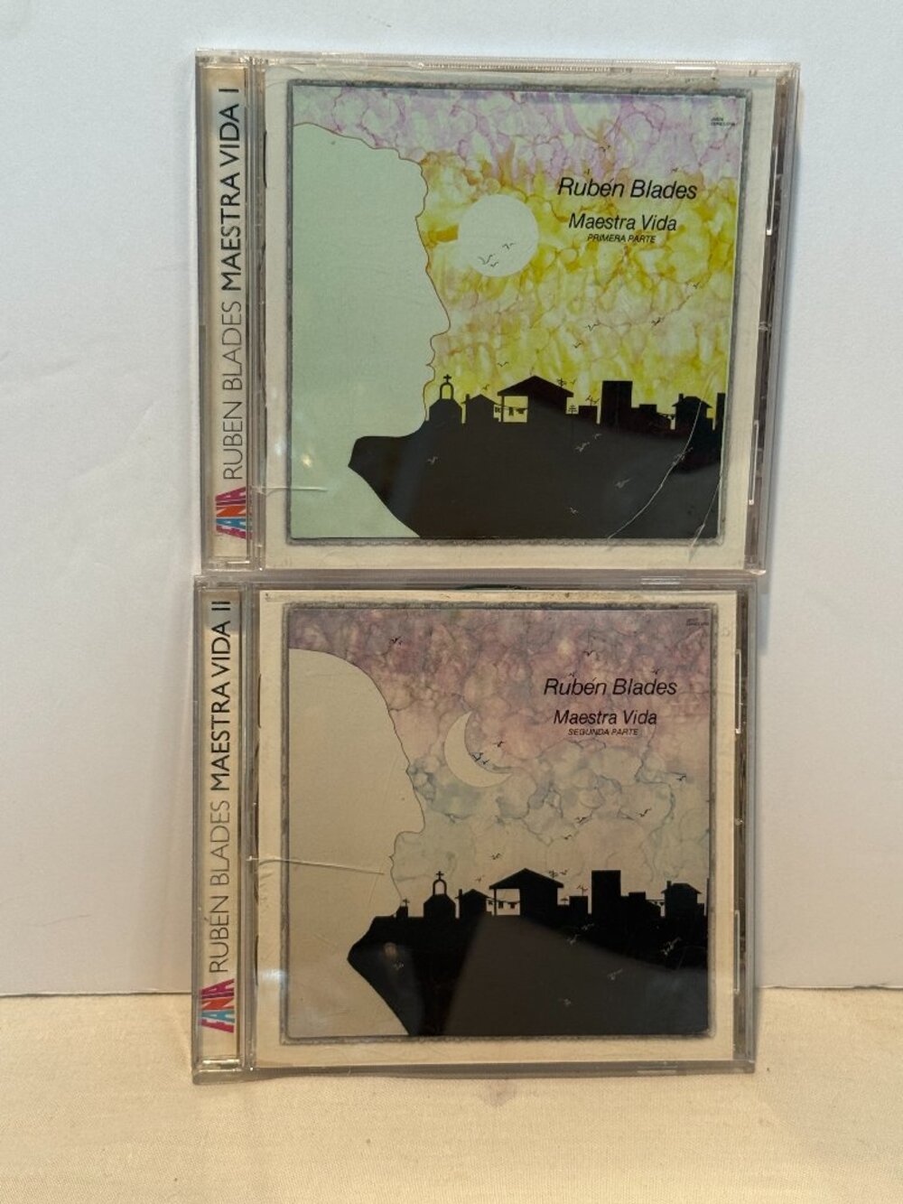 Ruben Blades Maestra Vida I & II 2-CD Lot Fania Original Remastered 2006 Salsa